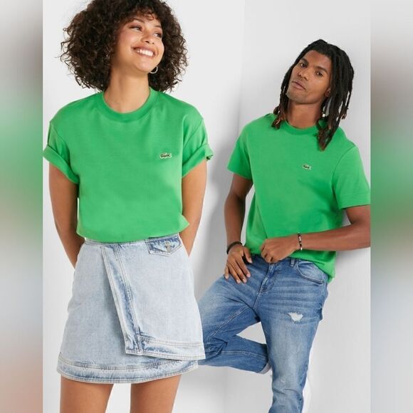Lacoste Pima cotton crew neck Tee. New without tags.  Lacoste size 9 - Picture 1 of 9
